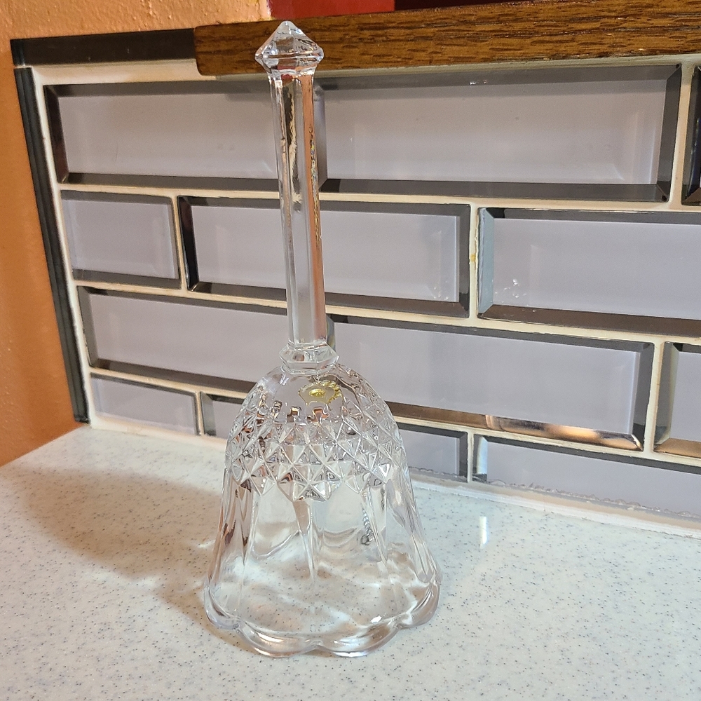 Glass crystal dinner bell.for sale